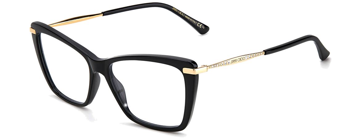 Jimmy Choo Black Unisex Sunglasses