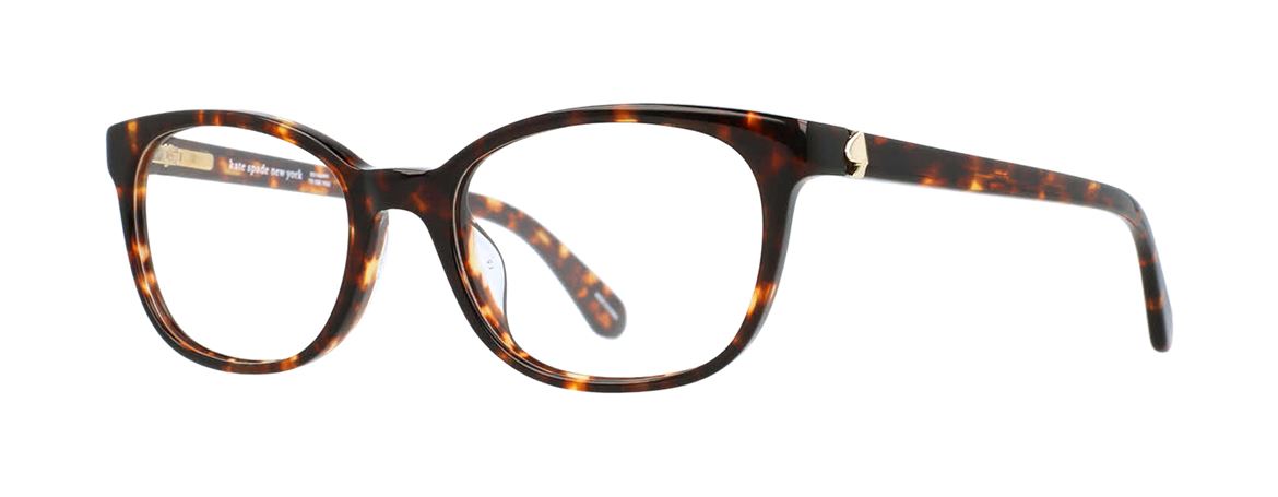  Eyeglasses Kate Spade Luella 0086 Dark Havana / 00