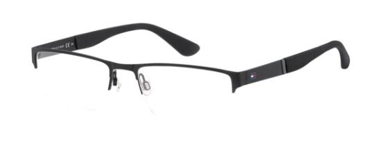 Tommy hilfiger shop semi rimless frames