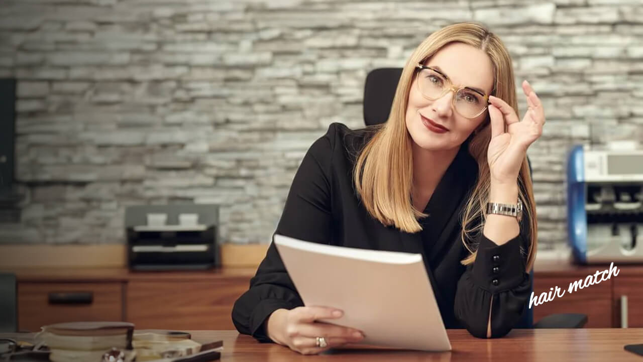 What Pair of Glasses Best Matches Your Hair Color?