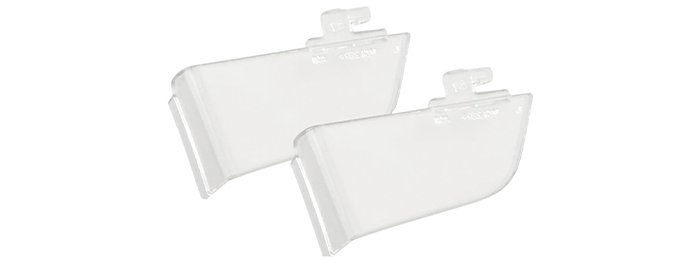 WX Fusion Clear Permanent Side Shields